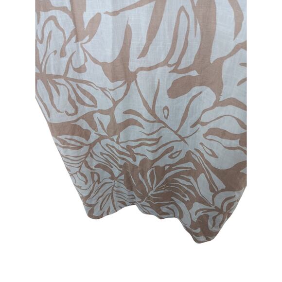 New without Tags Easel Khaki Printed Button Down Shirt Dress SZ S - Picture 11 of 13